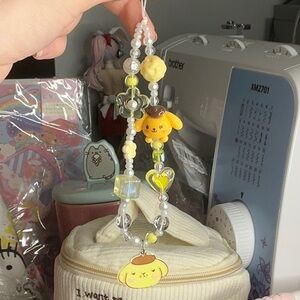 Pompompurin Phone Charm/keychain